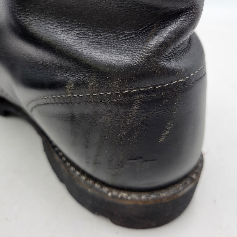 【現状渡し品】【メンズ】 RED WING レッドウィング 6-INCH CLASSIC ROUND BOOTS 8165 6インチ クラシック ラウンド ブーツ USA製 シューズ 靴 164-251215-as-06-izu サイズ：28cm カラー：ブラック 万代Net店