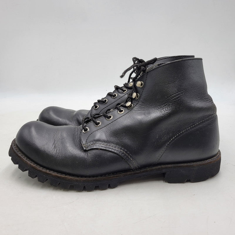 【現状渡し品】【メンズ】 RED WING レッドウィング 6-INCH CLASSIC ROUND BOOTS 8165 6インチ クラシック ラウンド ブーツ USA製 シューズ 靴 164-251215-as-06-izu サイズ：28cm カラー：ブラック 万代Net店