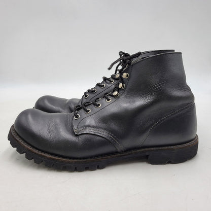 【現状渡し品】【メンズ】 RED WING レッドウィング 6-INCH CLASSIC ROUND BOOTS 8165 6インチ クラシック ラウンド ブーツ USA製 シューズ 靴 164-251215-as-06-izu サイズ：28cm カラー：ブラック 万代Net店