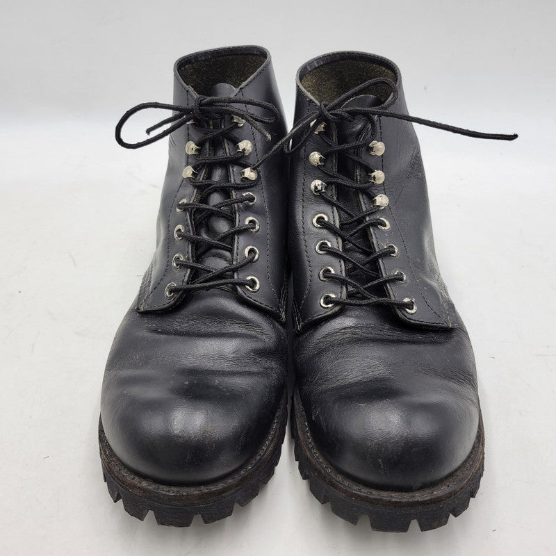 【現状渡し品】【メンズ】 RED WING レッドウィング 6-INCH CLASSIC ROUND BOOTS 8165 6インチ クラシック ラウンド ブーツ USA製 シューズ 靴 164-251215-as-06-izu サイズ：28cm カラー：ブラック 万代Net店
