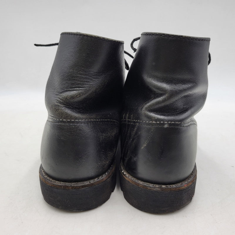 【現状渡し品】【メンズ】 RED WING レッドウィング 6-INCH CLASSIC ROUND BOOTS 8165 6インチ クラシック ラウンド ブーツ USA製 シューズ 靴 164-251215-as-06-izu サイズ：28cm カラー：ブラック 万代Net店