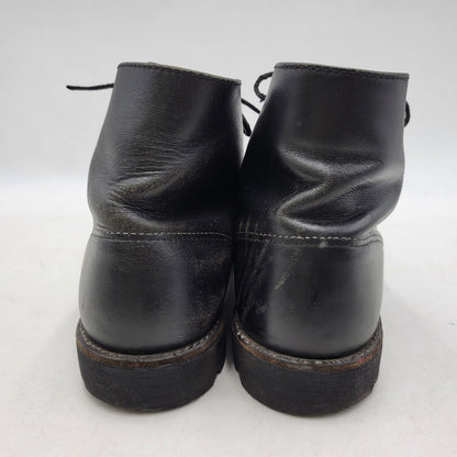 【現状渡し品】【メンズ】 RED WING レッドウィング 6-INCH CLASSIC ROUND BOOTS 8165 6インチ クラシック ラウンド ブーツ USA製 シューズ 靴 164-251215-as-06-izu サイズ：28cm カラー：ブラック 万代Net店