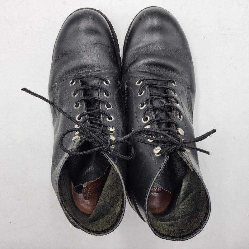 【現状渡し品】【メンズ】 RED WING レッドウィング 6-INCH CLASSIC ROUND BOOTS 8165 6インチ クラシック ラウンド ブーツ USA製 シューズ 靴 164-251215-as-06-izu サイズ：28cm カラー：ブラック 万代Net店