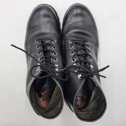 【現状渡し品】【メンズ】 RED WING レッドウィング 6-INCH CLASSIC ROUND BOOTS 8165 6インチ クラシック ラウンド ブーツ USA製 シューズ 靴 164-251215-as-06-izu サイズ：28cm カラー：ブラック 万代Net店