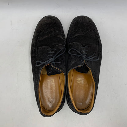 【中古品】【メンズ】 イングランド製 WING CHIP SUEDE LEATHER SHOES ウィング チップ スウェード レザー シューズ 靴 164-251216-cs-16-izu サイズ：9 カラー：ブラック 万代Net店