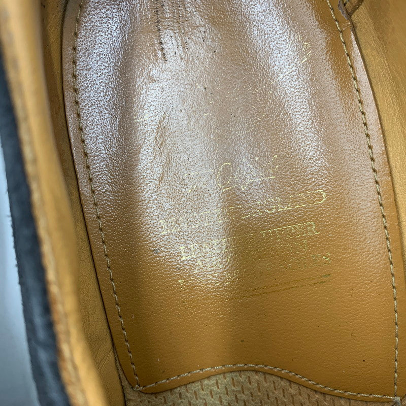 【中古品】【メンズ】 イングランド製 WING CHIP SUEDE LEATHER SHOES ウィング チップ スウェード レザー シューズ 靴 164-251216-cs-16-izu サイズ：9 カラー：ブラック 万代Net店