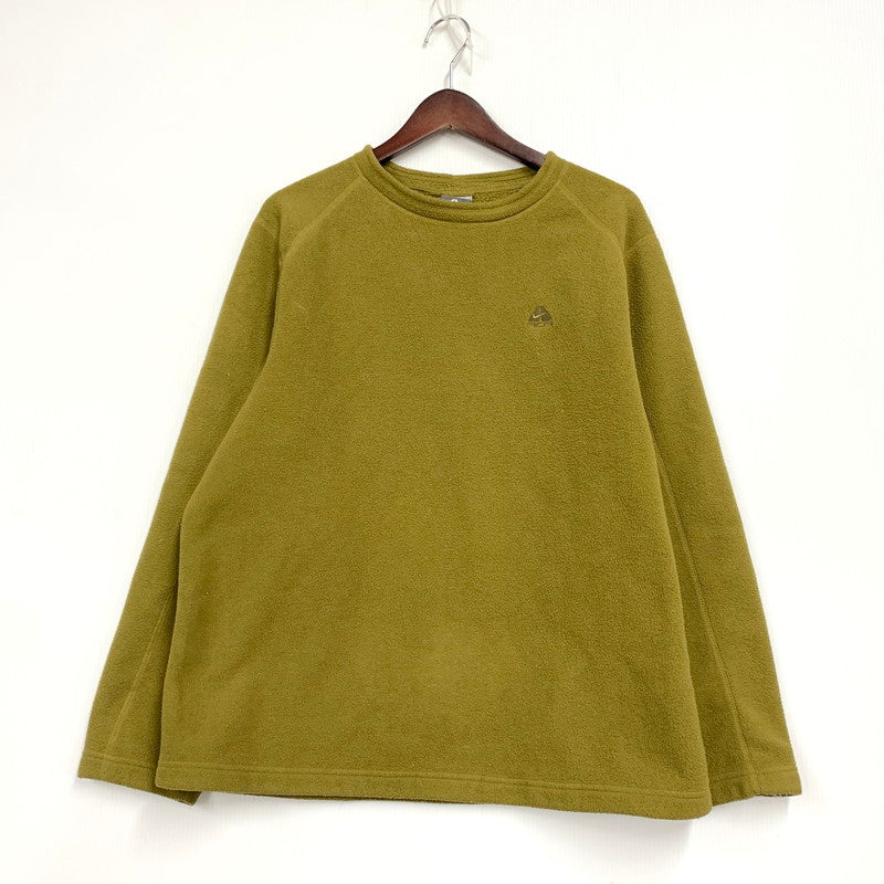 【中古品】【メンズ】 NIKE ACG ナイキ エーシージー 00’S FLEECE PULLOVER SHIRT フリース プルオーバー シャツ トップス 長袖 146-251215-ya-03-izu サイズ：M カラー：カーキ 万代Net店