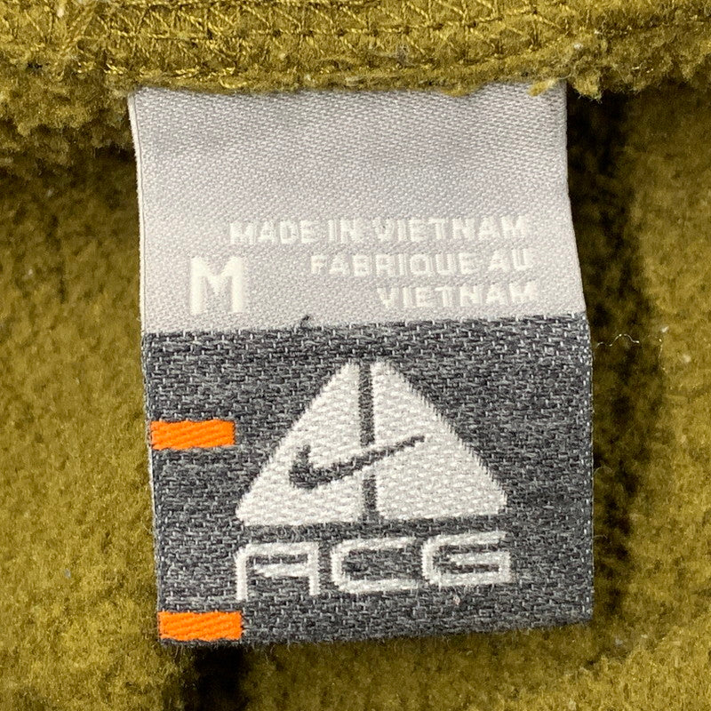 【中古品】【メンズ】 NIKE ACG ナイキ エーシージー 00’S FLEECE PULLOVER SHIRT フリース プルオーバー シャツ トップス 長袖 146-251215-ya-03-izu サイズ：M カラー：カーキ 万代Net店