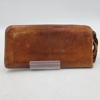 【中古品】【メンズ】 REDMOON レッドムーン L字ジップ LEATHER WALLET レザー ウォレット 財布 長財布 200-251215-ya-18-izu カラー：ブラウン 万代Net店