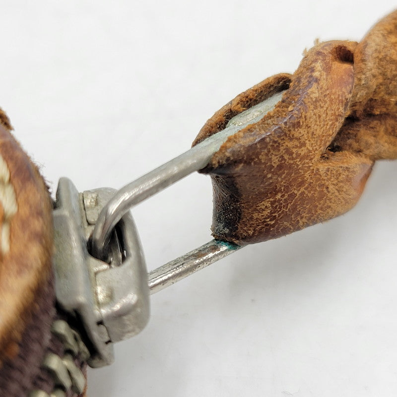 【中古品】【メンズ】 REDMOON レッドムーン L字ジップ LEATHER WALLET レザー ウォレット 財布 長財布 200-251215-ya-18-izu カラー：ブラウン 万代Net店