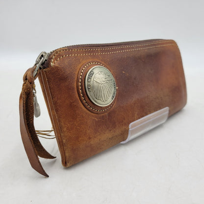 【中古品】【メンズ】 REDMOON レッドムーン L字ジップ LEATHER WALLET レザー ウォレット 財布 長財布 200-251215-ya-18-izu カラー：ブラウン 万代Net店