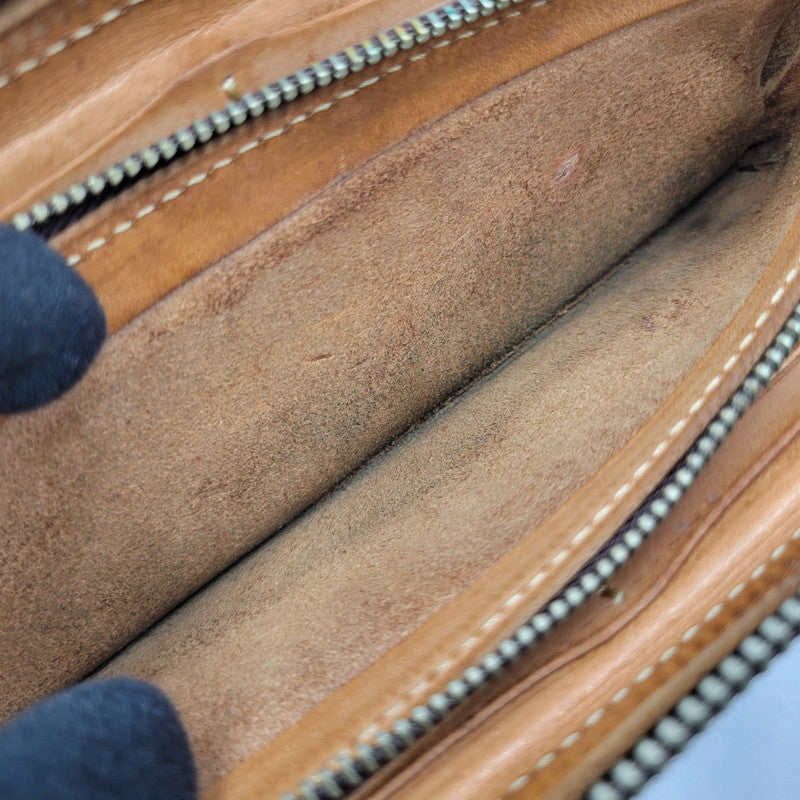 【中古品】【メンズ】 REDMOON レッドムーン L字ジップ LEATHER WALLET レザー ウォレット 財布 長財布 200-251215-ya-18-izu カラー：ブラウン 万代Net店