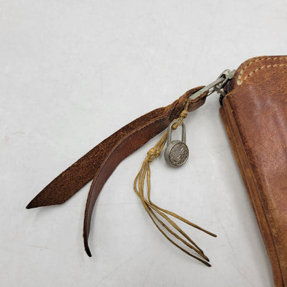 【中古品】【メンズ】 REDMOON レッドムーン L字ジップ LEATHER WALLET レザー ウォレット 財布 長財布 200-251215-ya-18-izu カラー：ブラウン 万代Net店