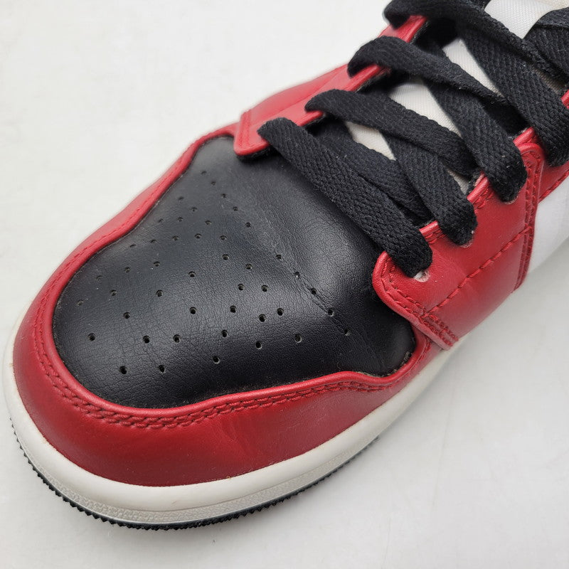 【中古品】【メンズ/レディース】 NIKE ナイキ 554724-069 AIR JORDAN 1 MID エア ジョーダン 1ミッド スニーカー シューズ 靴 160-251220-cs-08-izu サイズ：26cm カラー：BLACK/BLACK-GYM RED 万代Net店