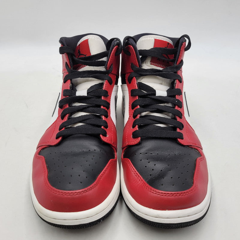 【中古品】【メンズ/レディース】 NIKE ナイキ 554724-069 AIR JORDAN 1 MID エア ジョーダン 1ミッド スニーカー シューズ 靴 160-251220-cs-08-izu サイズ：26cm カラー：BLACK/BLACK-GYM RED 万代Net店