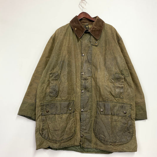 【現状渡し品】【メンズ】 Barbour バーブァー A200 BORDER JACKET ボーダー ジャケット アウター 146-251215-ya-11-izu サイズ：C46 カラー：カーキ系 万代Net店