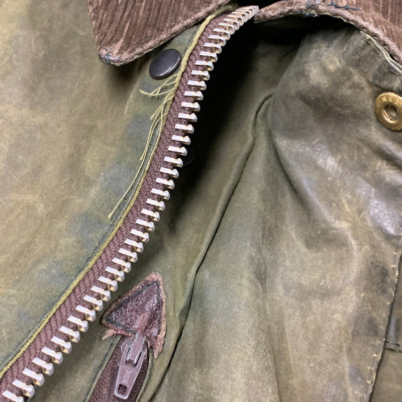 【現状渡し品】【メンズ】 Barbour バーブァー A200 BORDER JACKET ボーダー ジャケット アウター 146-251215-ya-11-izu サイズ：C46 カラー：カーキ系 万代Net店