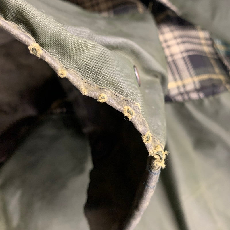 【現状渡し品】【メンズ】 Barbour バーブァー A200 BORDER JACKET ボーダー ジャケット アウター 146-251215-ya-11-izu サイズ：C46 カラー：カーキ系 万代Net店