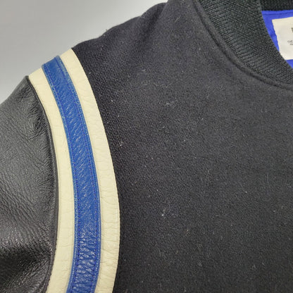 【現状渡し品】【メンズ】 BEDWIN ベドウィン MELTON AWARD JACKET メルトン アウォード ジャケット アウター 142-251216-cs-07-izu サイズ：2 カラー：ブラック 万代Net店