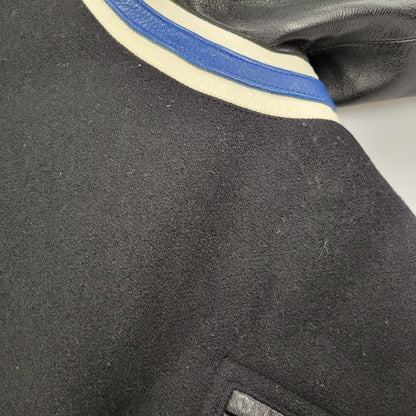 【現状渡し品】【メンズ】 BEDWIN ベドウィン MELTON AWARD JACKET メルトン アウォード ジャケット アウター 142-251216-cs-07-izu サイズ：2 カラー：ブラック 万代Net店