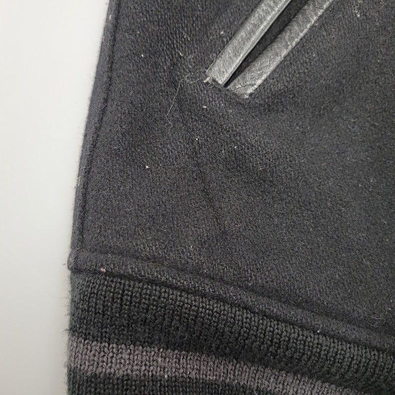 【現状渡し品】【メンズ】 BEDWIN ベドウィン MELTON AWARD JACKET メルトン アウォード ジャケット アウター 142-251216-cs-07-izu サイズ：2 カラー：ブラック 万代Net店