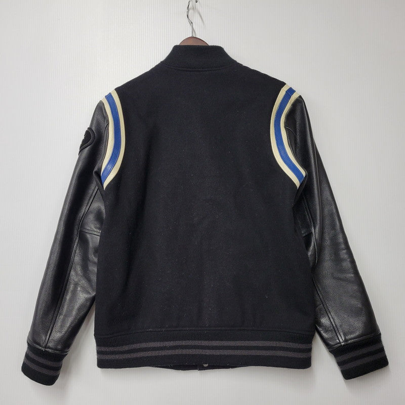 【現状渡し品】【メンズ】 BEDWIN ベドウィン MELTON AWARD JACKET メルトン アウォード ジャケット アウター 142-251216-cs-07-izu サイズ：2 カラー：ブラック 万代Net店