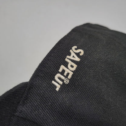 【中古品】【メンズ/レディース】 SAPEUR×MASATOSHI HAMADA サプール×マサトシ ハマダ HS-LOGO SNAPBACK CAP HSロゴ スナップバック キャップ 帽子 185-251220-cs-10-izu サイズ：L/XL カラー：ブラック 万代Net店