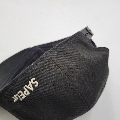 【中古品】【メンズ/レディース】 SAPEUR×MASATOSHI HAMADA サプール×マサトシ ハマダ HS-LOGO SNAPBACK CAP HSロゴ スナップバック キャップ 帽子 185-251220-cs-10-izu サイズ：L/XL カラー：ブラック 万代Net店