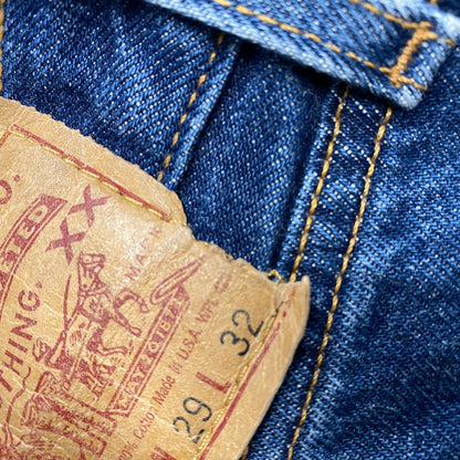 【中古品】【メンズ】 DENIM PANTS デニムパンツ 90S 501刻印 501 USA製 97年製 ボトムス 157-251216-yn-06-izu サイズ：W29×L32 カラー：インディゴ 万代Net店