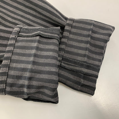 【中古品】【メンズ】 D101 2013 176 イタリア製 国内正規 TIGHT FIT STRIPE PANTS タイト フィット ストライプ パンツ ボトムス ズボン 152-251220-cs-29-izu サイズ：46 カラー：ブラック×グレー 万代Net店