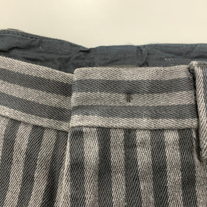 【中古品】【メンズ】 D101 2013 176 イタリア製 国内正規 TIGHT FIT STRIPE PANTS タイト フィット ストライプ パンツ ボトムス ズボン 152-251220-cs-29-izu サイズ：46 カラー：ブラック×グレー 万代Net店