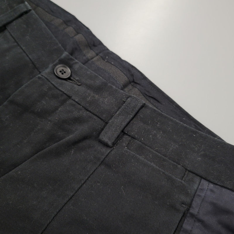 【現状渡し品】【メンズ】 DOLCE&GABBANA ドルチェアンドガッバーナ PATCHWORK PANTS G4O2EX パッチワークパンツ イタリア製 ボトムス 152-251215-as-13-izu サイズ：44 カラー：ブラック 万代Net店