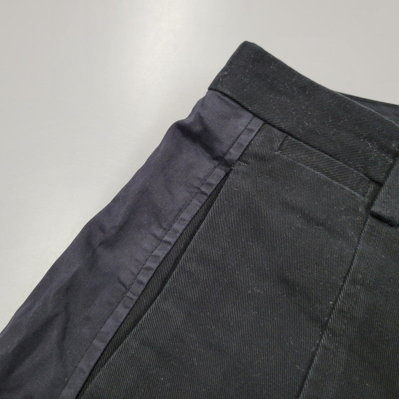 【現状渡し品】【メンズ】 DOLCE&GABBANA ドルチェアンドガッバーナ PATCHWORK PANTS G4O2EX パッチワークパンツ イタリア製 ボトムス 152-251215-as-13-izu サイズ：44 カラー：ブラック 万代Net店