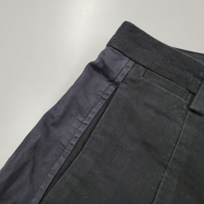 【現状渡し品】【メンズ】 DOLCE&GABBANA ドルチェアンドガッバーナ PATCHWORK PANTS G4O2EX パッチワークパンツ イタリア製 ボトムス 152-251215-as-13-izu サイズ：44 カラー：ブラック 万代Net店