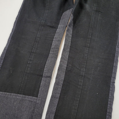 【現状渡し品】【メンズ】 DOLCE&GABBANA ドルチェアンドガッバーナ PATCHWORK PANTS G4O2EX パッチワークパンツ イタリア製 ボトムス 152-251215-as-13-izu サイズ：44 カラー：ブラック 万代Net店