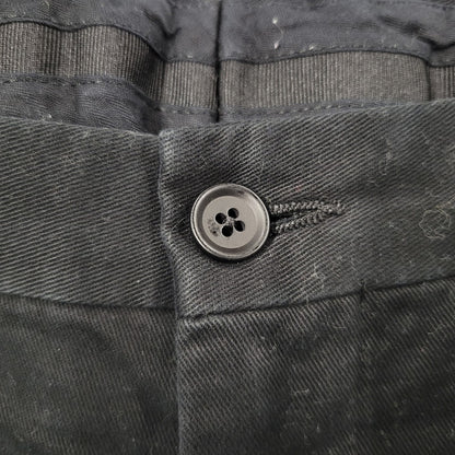 【現状渡し品】【メンズ】 DOLCE&GABBANA ドルチェアンドガッバーナ PATCHWORK PANTS G4O2EX パッチワークパンツ イタリア製 ボトムス 152-251215-as-13-izu サイズ：44 カラー：ブラック 万代Net店