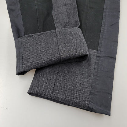 【現状渡し品】【メンズ】 DOLCE&GABBANA ドルチェアンドガッバーナ PATCHWORK PANTS G4O2EX パッチワークパンツ イタリア製 ボトムス 152-251215-as-13-izu サイズ：44 カラー：ブラック 万代Net店