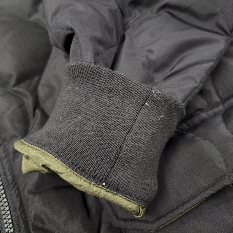 【中古品】【メンズ】 TAION タイオン MILITARY LIB HI NECK DOWN JACKET TAION-112ZML-1 ミリタリー リブハイネック ダウンジャケット アウター 144-251215-as-14-izu サイズ：XL カラー：ブラック 万代Net店