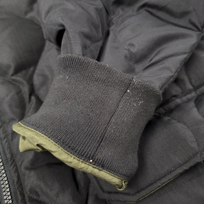 【中古品】【メンズ】 TAION タイオン MILITARY LIB HI NECK DOWN JACKET TAION-112ZML-1 ミリタリー リブハイネック ダウンジャケット アウター 144-251215-as-14-izu サイズ：XL カラー：ブラック 万代Net店