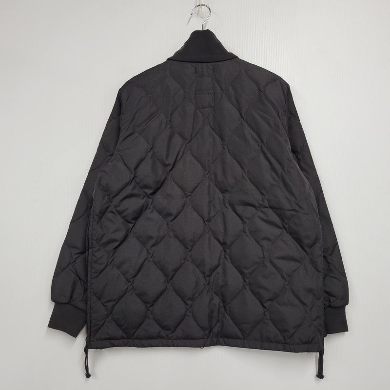 【中古品】【メンズ】 TAION タイオン MILITARY LIB HI NECK DOWN JACKET TAION-112ZML-1 ミリタリー リブハイネック ダウンジャケット アウター 144-251215-as-14-izu サイズ：XL カラー：ブラック 万代Net店