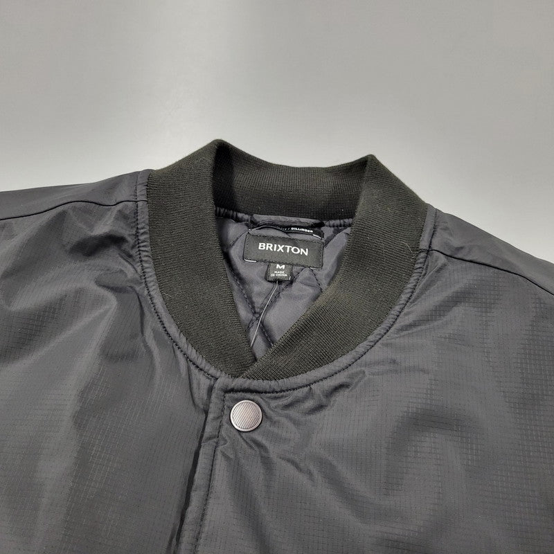 【中古美品】【メンズ】 BRIXTON ブリクストン DILLINGER FLIGHT BOMBER JACKET 03439 ディリンジャー フライト ボンバージャケット アウター 142-251216-as-07-izu サイズ：M カラー：ブラック 万代Net店