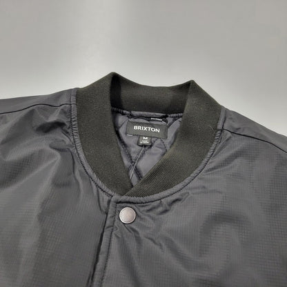 【中古美品】【メンズ】 BRIXTON ブリクストン DILLINGER FLIGHT BOMBER JACKET 03439 ディリンジャー フライト ボンバージャケット アウター 142-251216-as-07-izu サイズ：M カラー：ブラック 万代Net店