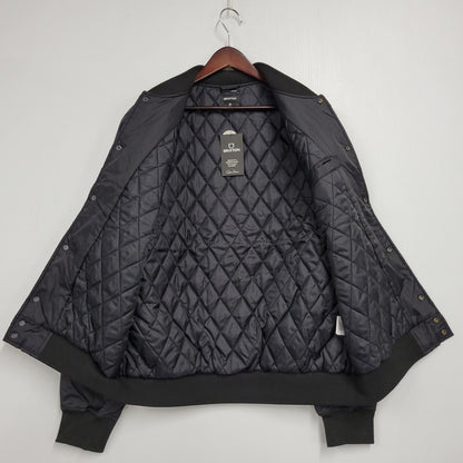 【中古美品】【メンズ】 BRIXTON ブリクストン DILLINGER FLIGHT BOMBER JACKET 03439 ディリンジャー フライト ボンバージャケット アウター 142-251216-as-07-izu サイズ：M カラー：ブラック 万代Net店