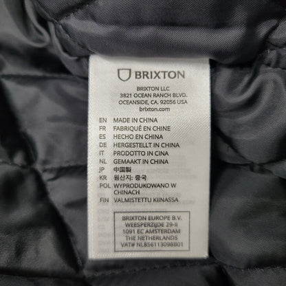【中古美品】【メンズ】 BRIXTON ブリクストン DILLINGER FLIGHT BOMBER JACKET 03439 ディリンジャー フライト ボンバージャケット アウター 142-251216-as-07-izu サイズ：M カラー：ブラック 万代Net店