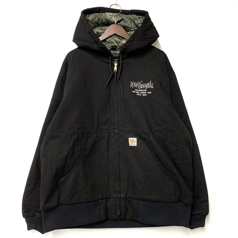 【中古美品】【メンズ】 Mark Gonzales マークゴンザレス 2H5-63885 HOODED CANVAS JACKET フーデッド キャンバス ジャケット トップス パーカー 142-251221-ya-11-izu サイズ：XL カラー：BLACK 万代Net店