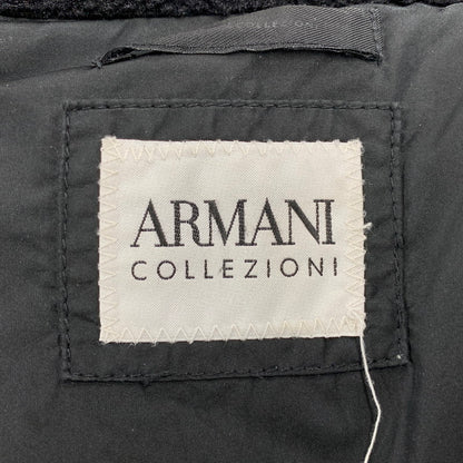 【中古品】【メンズ】 ARMANI COLLEZIONI アルマーニコレッツォーニ DOWN COAT ダウンコート アウター 長袖 141-251215-kh-01-izu サイズ：USA42 カラー：ブラック 万代Net店