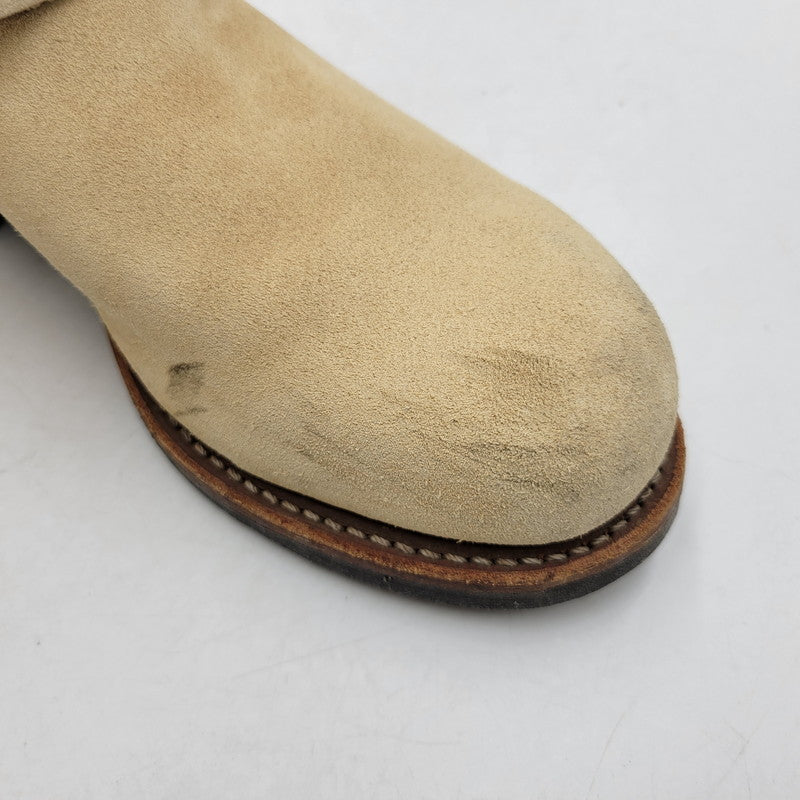 【中古品】【メンズ】 RED WING レッドウィング ENGINEER BOOT 8268 エンジニアブーツ USA製 刺繍羽タグ シューズ 靴 164-251215-as-04-izu サイズ：27.5cm カラー：ベージュ 万代Net店