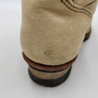 【中古品】【メンズ】 RED WING レッドウィング ENGINEER BOOT 8268 エンジニアブーツ USA製 刺繍羽タグ シューズ 靴 164-251215-as-04-izu サイズ：27.5cm カラー：ベージュ 万代Net店