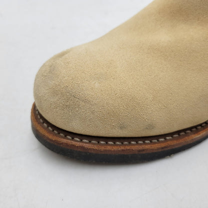 【中古品】【メンズ】 RED WING レッドウィング ENGINEER BOOT 8268 エンジニアブーツ USA製 刺繍羽タグ シューズ 靴 164-251215-as-04-izu サイズ：27.5cm カラー：ベージュ 万代Net店