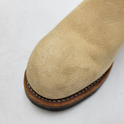 【中古品】【メンズ】 RED WING レッドウィング ENGINEER BOOT 8268 エンジニアブーツ USA製 刺繍羽タグ シューズ 靴 164-251215-as-04-izu サイズ：27.5cm カラー：ベージュ 万代Net店